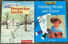 Lot Of 2 Painting Books - Watercolor - Portraits
