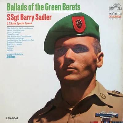 SSgt Barry Sadler Ballads Of The Green Berets MONO RCA Victor Vinyl LP