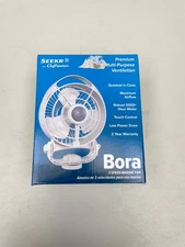 CAFRAMO SEEKR 748CA-WBX BORA 3 SPEED MARINE FAN WHITE 6" MARINE BOAT