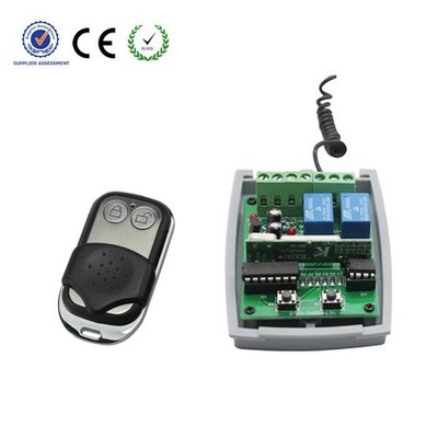 2CH Wireless RF Remote & Receiver DC 9-24V 315/433MHz Fixed & Rolling Code