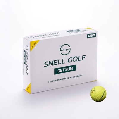 Snell Golf Get Sum (Gessam) 2024 Model, 1 Dozen Online Exclusive Item Gs5D (Yel_