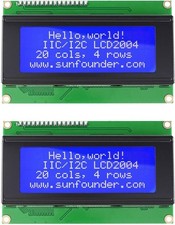 SunFounder 2 Pack LCD 2004 Displays Characters of 4 Rows with LCD2004 (2Pack) 