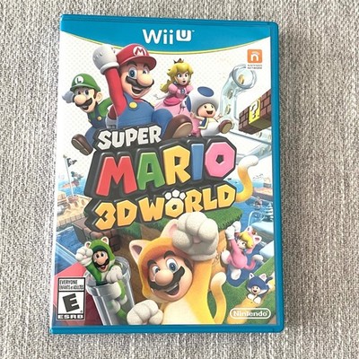 Super Mario 3D World (Nintendo Wii U, 2013) Complete in Box CIB - Tested
