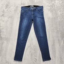 Wit  Wisdom Jeans Womens 10 Blue Mid Rise Skinny Stretch Denim Casaul Preppy