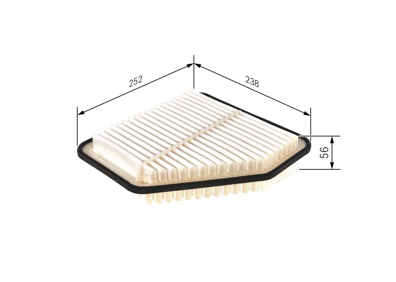 Air Filter F026400188 Bosch 1780131120 17801AD010 A132E6324S S0188 Quality New - Image 42