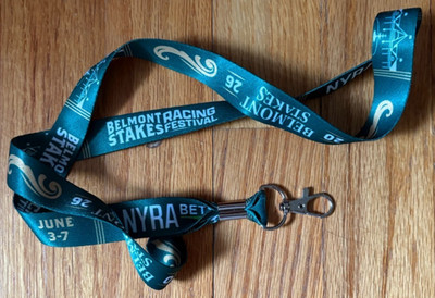 2026 Belmont Stakes Lanyard, Run At Saratoga, Golden Tempo Wins Again