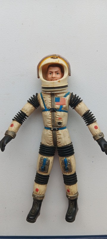 Mattel 1966 Major Matt Mason Man in Space GEM Figure with Helmet
