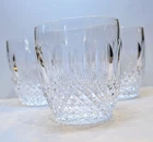 SET OF 3 WATERFORD CRYSTAL COLLEEN SHORT STEM OLD FASHIONED GLASSES VINTAGE