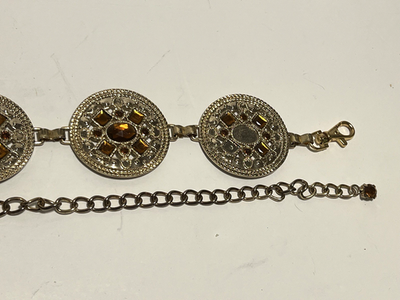 Y2K Ornate Statement Belt with Jeweled Medallion Buckle Medallion Belt Y2k - Etsy main image 4