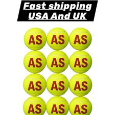 AS Tennis Cricket Balls 12-Pack Heavy Duty Practice Balls Only 36 for 12 Balls