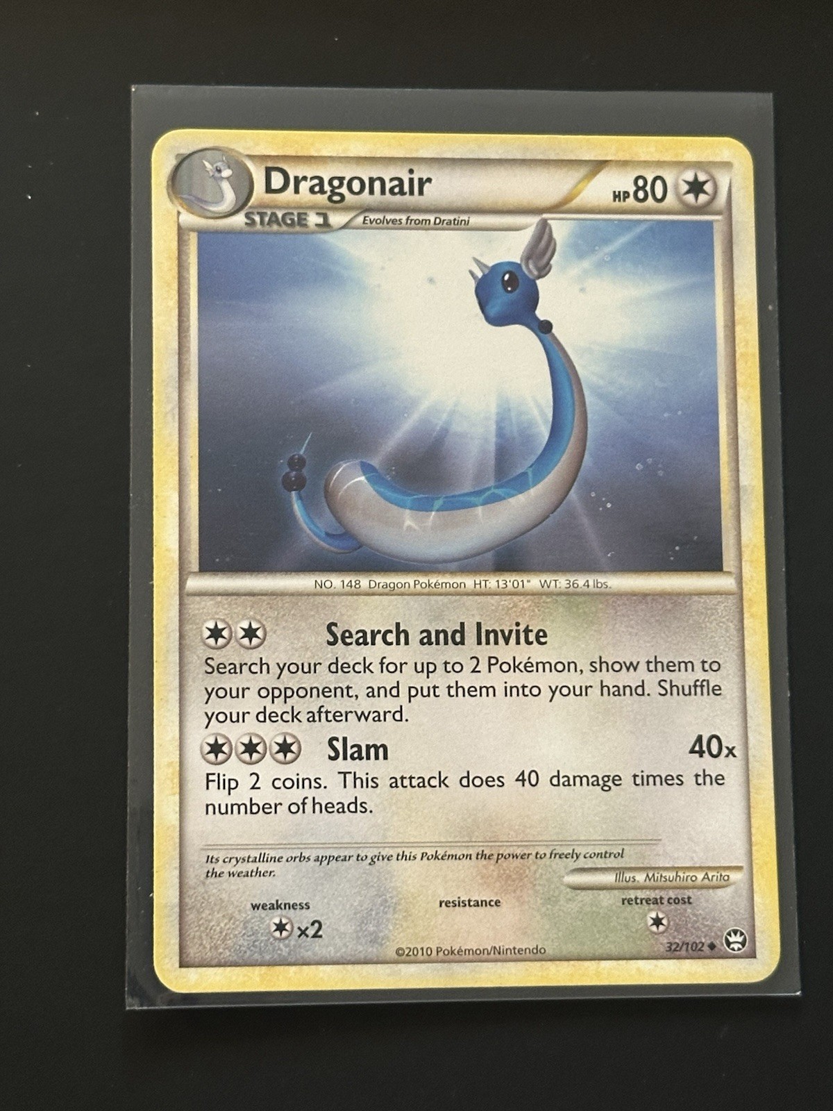 Dragonair 32/102 Triumphant HGSS - Uncommon Pokemon Card TCG Nm/Mint