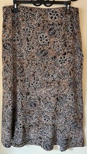 Covington Skirt Vintage Maxi Boho Cottagecore Floral Flowy Casual Size 12