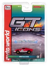 New Auto World Thunderjet GT 1966 Ford GT40 LeMans Red 1/64 HO Scale Slot Car