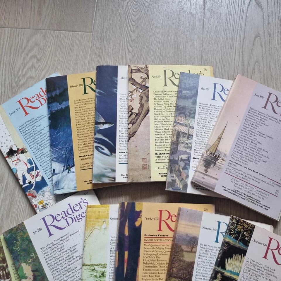 Readers Digest January - December 1974 - Image 3 of 3