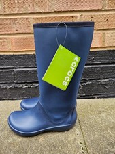 Crocs Women's Rainfloe Tall Boot / Wellies Size 4