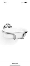 Samuel Heath Ceramic Soap Dish And Holder Chrome