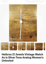 Наручные часы Helbros 21 Jewels Vintage