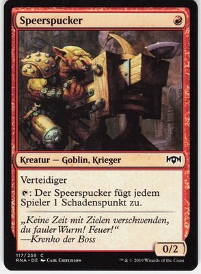Spear Spewer Common Ravnica Allegiance Magic: The Gathering deutsch LP