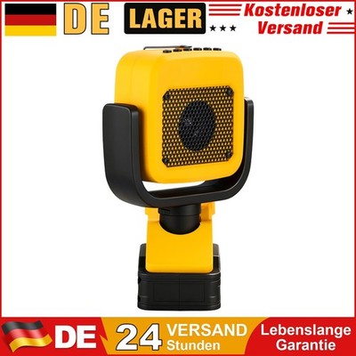Bluetooth-Lautsprecher BT 5.3 für DeWalt 18V Akku Tragbarer Camping Baustellen