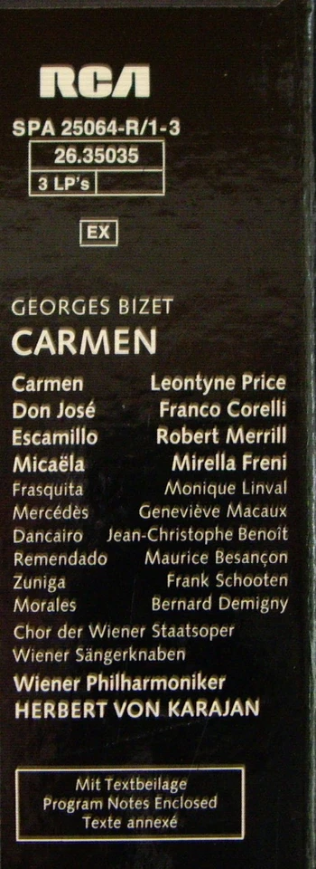 Georges Bizet / Leontyne Price / Franco Corelli / Robert Merrill / Mirella Fr... - Image 3 of 4