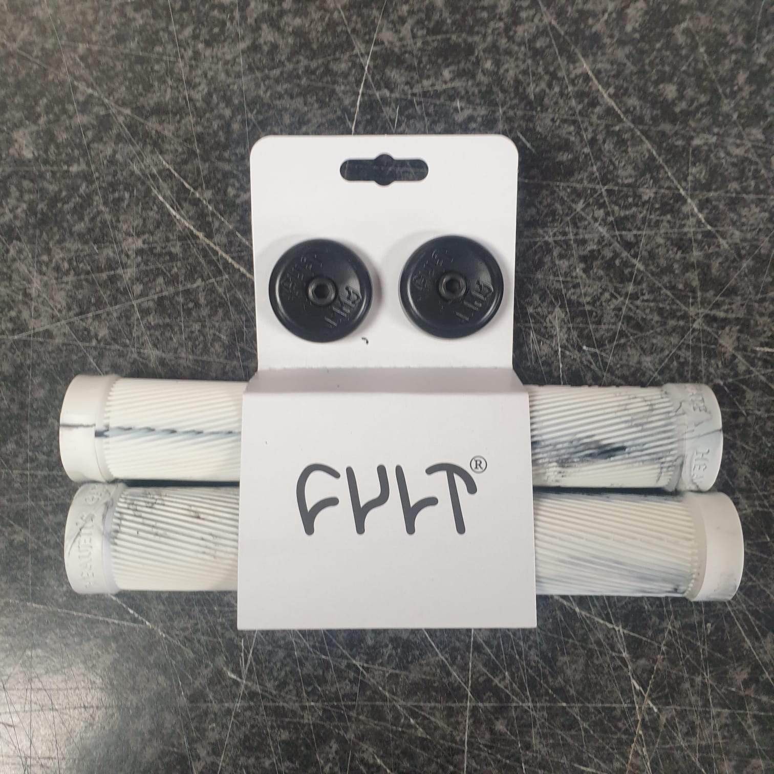 Cult Brandon Begin Heavens Gate Flangeless BMX Grips Black or Gum