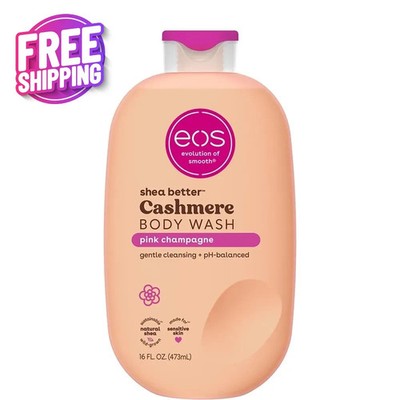 eos Shea Better Body Wash Pink Champagne Moisturizing pH Balanced 16 fl oz