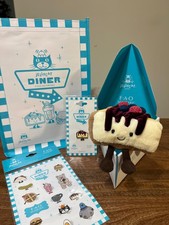 Jellycat Diner NYC Exclusive Amuseables Crember Cheesecake Full Set