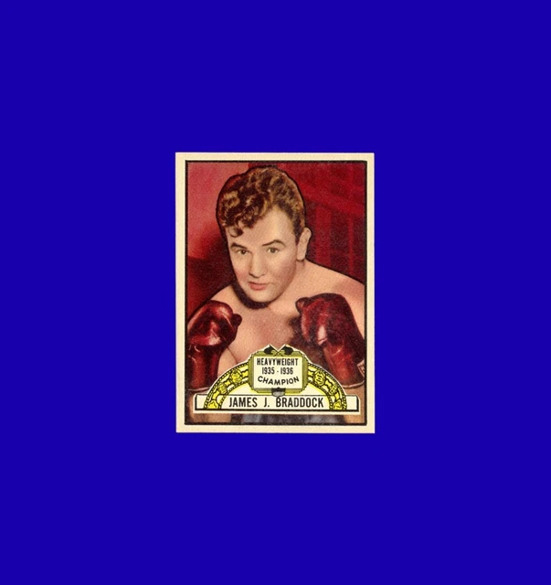 James J. Braddock 1951 Topps Ringside Boxing #24 - RARE - NM-MT+
