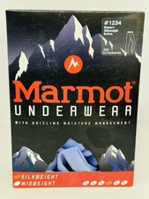 Marmot Women's Large Blue Periwinkle Long Underwear Leggings Base layer Pants