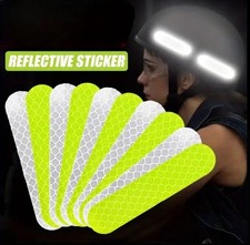 10 Hi Vis Sicherheitsaufkleber - Fahrrad, Fah...