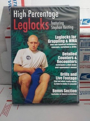 Rare Oop New Sealed High Percentage Leglocks DVD with Stephan Kesting - #106