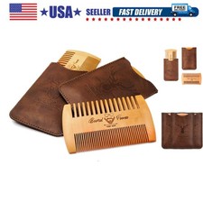 Wooden Beard Comb, 3 Pieces  Durable Cases for Men, Beard  Mustaches, Fine ...