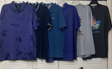 Men  s Shirts Lot Of 6 Casual Polo T Shirt XL and XXL