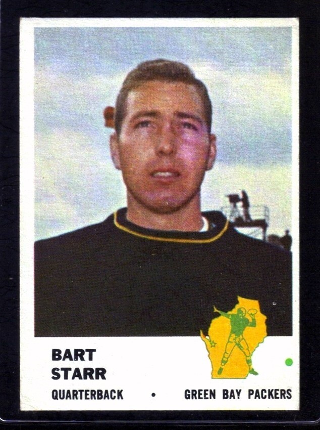 1961 Fleer #88 Bart Starr GREEN BAY PACKERS ~ EX/MT