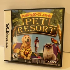 Paws & Claws: Pet Resort Nintendo DS ||  Complete CIB w/ Manual