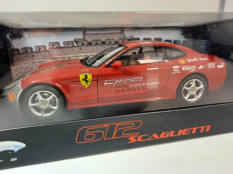 Hot Wheels Elite Ferrari 612 Scaglietti 15.000 China 2005 1/18 L7127 DEFECT - Immagine 2 di 4