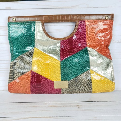 nine west patchwork purse