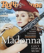 Madonna Cover Rolling Stone Magazine Sept 28 2000 No Label Limp Bizkit Jay-Z