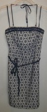 American Eagle Outfitters Women's Blue Sundress US Size 6 Floral Halter
