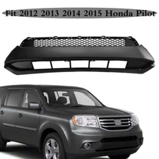 Fit 2012-2015 Honda Pilot Front Bumper Grille Molding Trim  Lower Grill Assembly