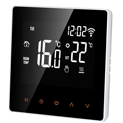 Wi-Fi Digital Thermostat Raumthermostat Fußbodenheizung Wandheizung LED 16A DE