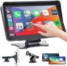 Pantalla T ctil 7" Est reo Inal mbrico Para Coche Con Apple CarPlay/Android Auto
