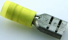 Molex ETC Nylon 14-12 GA .250" Female Push-On Connector 100 Pack New Old Stock