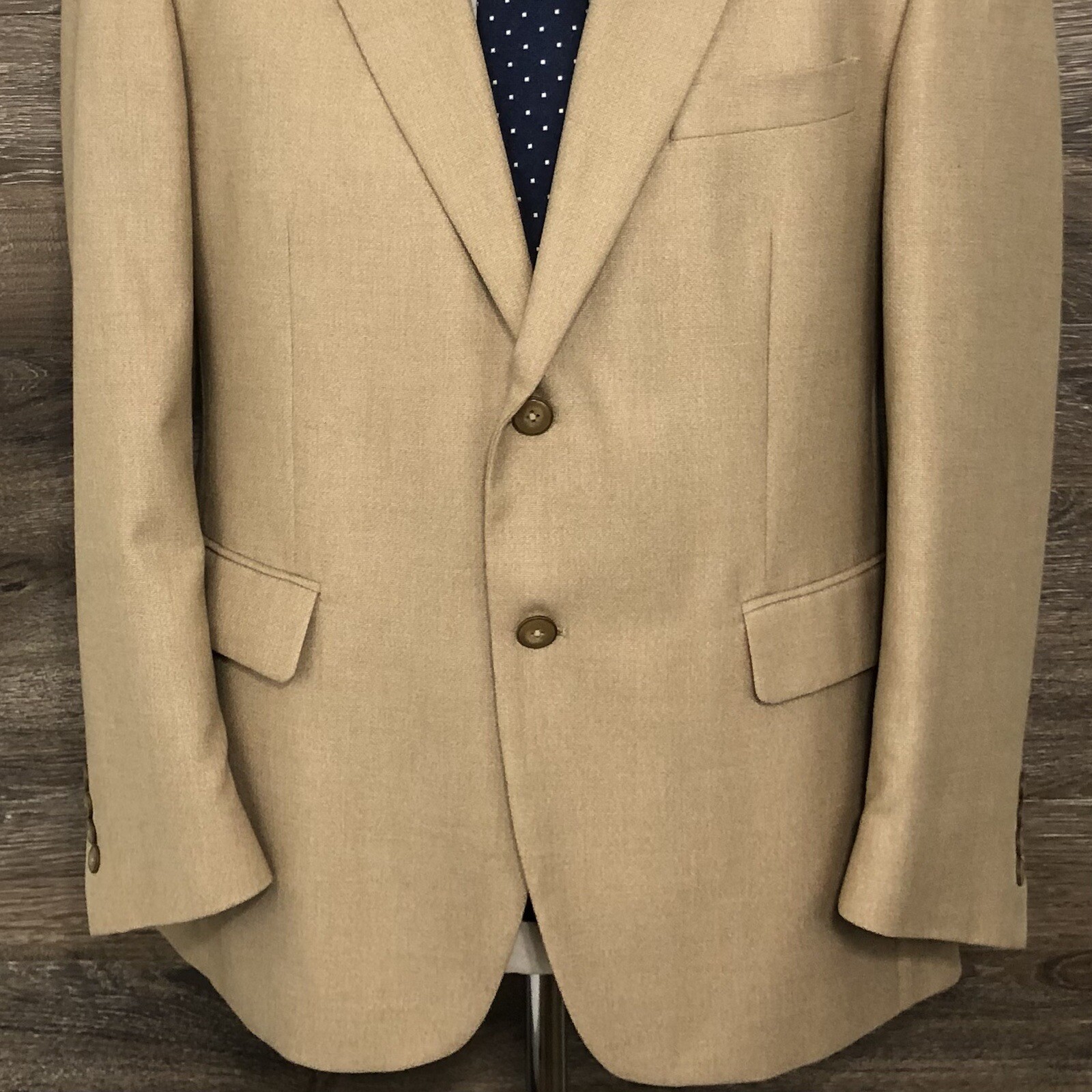 Stafford Essentials Men Polyester Blend Beige 2-B… - image 7