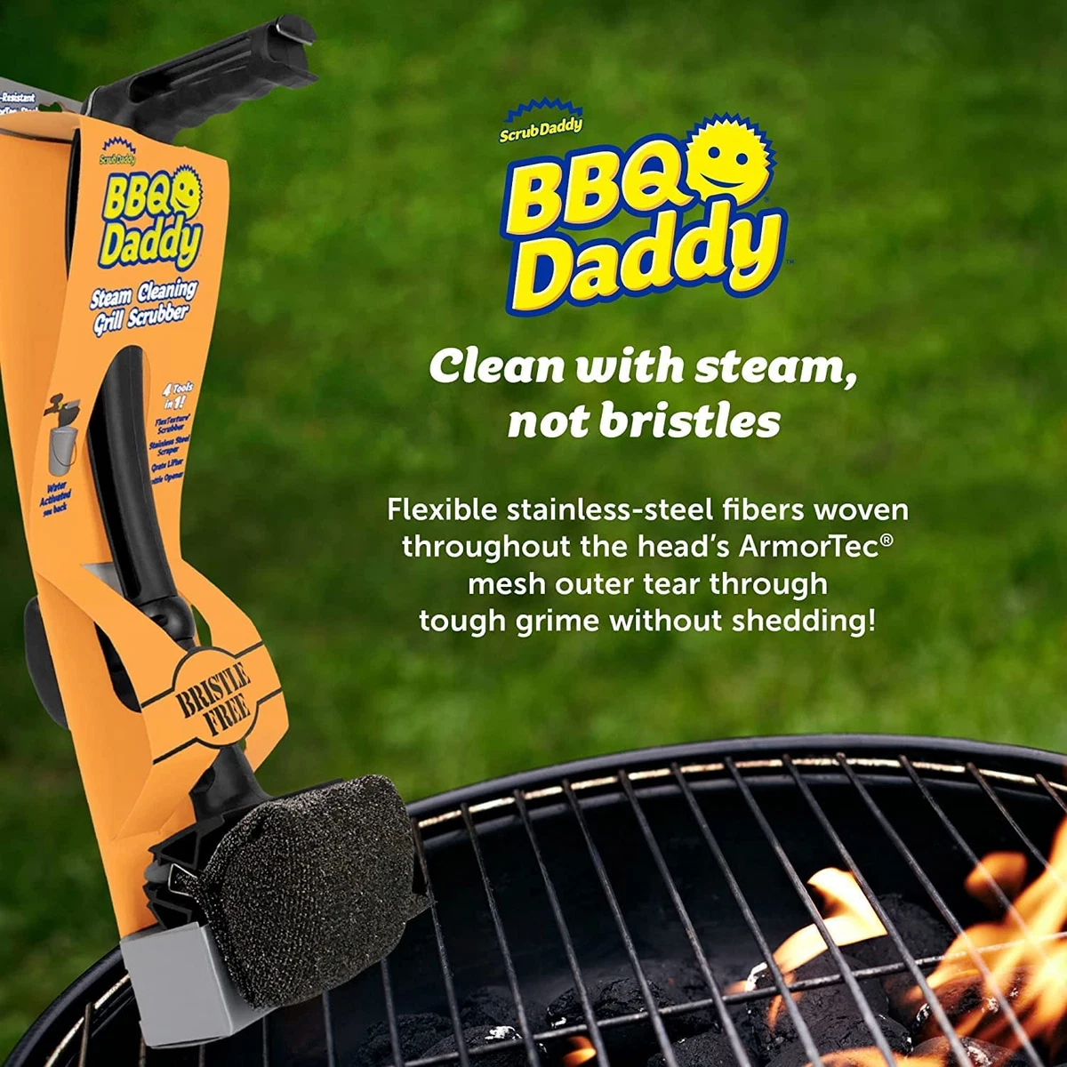 Grill daddy top steam brush