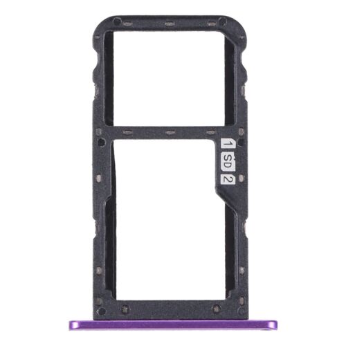 For Lenovo Z5 L78011 SIM Card Tray + SIM Card Tray / Micro SD Card Tray (Purple) - Picture 1 of 4