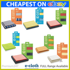 E-Cloth Glass & Polishing Cloth Home Microfiber Window Cleaning Drying Head All