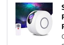 Starry Night Light Projector with Remote Control Rotating 7 Color Modes