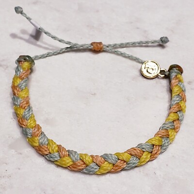 Pura Vida bracelet beachy braided from April 2017 monthly club