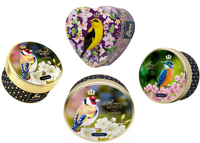 Richard Collection Royal BIRDS Ceylon Loose Leaf Black Tea Gift tin 40g